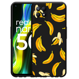 Hoesje Zwart geschikt voor Realme Narzo 50 - Banana