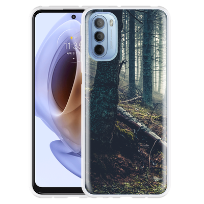 Cazy Hoesje geschikt voor Motorola Moto G41 - Dark Forest