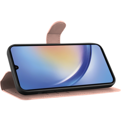 Cazy Premium Wallet Hoesje geschikt voor Samsung Galaxy A34 - Roze