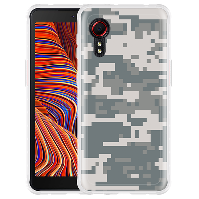Cazy Hoesje geschikt voor Samsung Galaxy Xcover 5 - Camouflage Digi