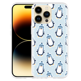Hoesje geschikt voor iPhone 14 Pro Max - Pinguins