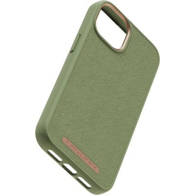 Njord Collections Comfort+ Hoesje geschikt voor iPhone 14 Plus - Gerecycled Materiaal - 2M valbesecherming - Olive