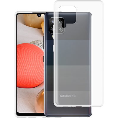 Cazy Soft TPU Hoesje geschikt voor Samsung Galaxy A42 - Transparant