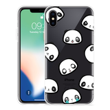 Hoesje geschikt voor iPhone Xs - Panda Emotions