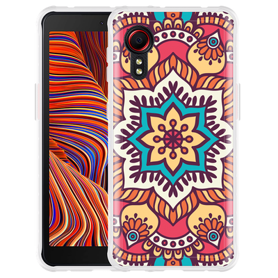 Cazy Hoesje geschikt voor Samsung Galaxy Xcover 5 - Mandala Hippie