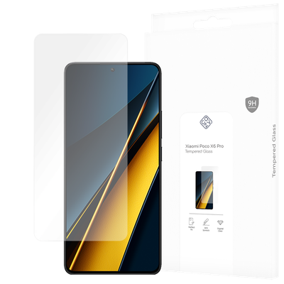 Cazy Tempered Glass Screen Protector geschikt voor Xiaomi Poco X6 Pro - Transparant