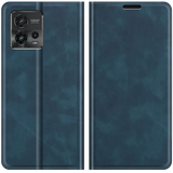 Cazy Wallet Magnetic Hoesje geschikt voor Motorola Moto G72 - Blauw