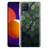 Hoesje geschikt voor Samsung Galaxy M12 - Snakeskin Honeycomb