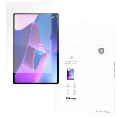 Cazy Tempered Glass Screen Protector geschikt voor Lenovo Tab P12 Pro - Transparant