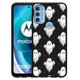 Cazy Hoesje Zwart geschikt voor Motorola Moto G71 - Spookjes