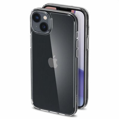 Hoesje geschikt voor iPhone 14 Plus - Spigen Air Skin Hybrid Case - Transparant
