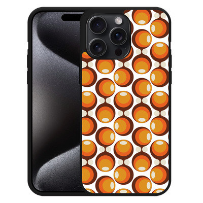 Cazy Hardcase Hoesje geschikt voor iPhone 15 Pro Max 70s Oranje