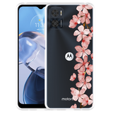 Hoesje geschikt voor Motorola Moto E22/E22i - Flower Branch