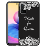 Hoesje Zwart geschikt voor Xiaomi Redmi Note 10 5G - Made for queens