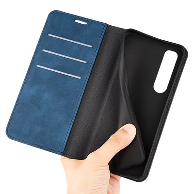 Cazy Wallet Magnetic Hoesje geschikt voor Sony Xperia 5 IV - Blauw