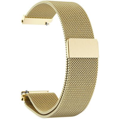 Cazy Milanees armband voor Huawei Watch 2 Classic Goud