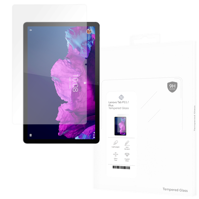Cazy Tempered Glass Screen Protector geschikt voor Lenovo Tab P11/P11 Plus - Transparant