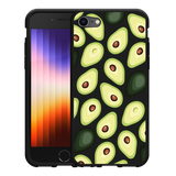 Hoesje Zwart geschikt voor iPhone SE 2022 - Avocado's
