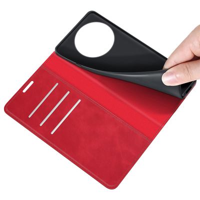 Cazy Wallet Magnetic Hoesje geschikt voor OnePlus 11 - Rood