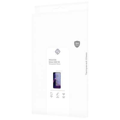 Cazy Tempered Glass Screen Protector geschikt voor Motorola Moto G84 5G - Transparant