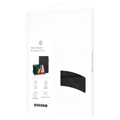 Cazy Business Folio Hoes geschikt voor Xiaomi Pad 5 - Zwart