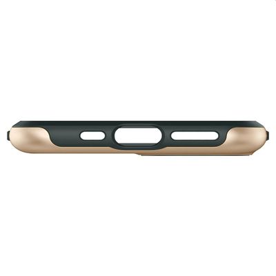 Hoesje geschikt voor Apple iPhone 11 Pro Spigen Hybrid NX Groen