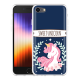 Hoesje geschikt voor iPhone SE 2022 - Sweet Unicorn
