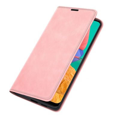 Cazy Wallet Magnetic Hoesje geschikt voor Samsung Galaxy M33 - Roze