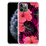 Hoesje geschikt voor iPhone 11 Pro - Tropical Flowers
