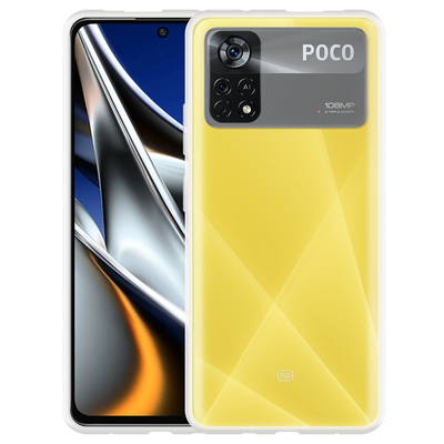 Just in Case Poco X4 Pro - Soft TPU Case with Necklace Strap - Clear