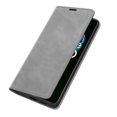 Cazy Wallet Magnetic Hoesje geschikt voor Realme 9 Pro - Grijs