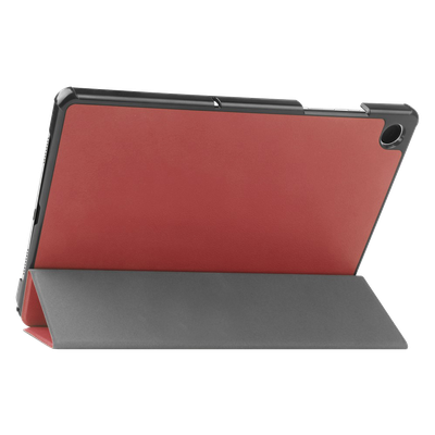 Cazy TriFold Hoes met Auto Slaap/Wake geschikt voor Samsung Galaxy Tab A9+ - Rood