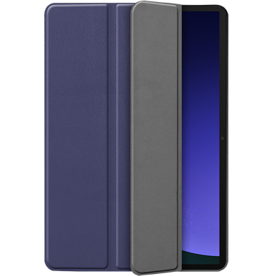 Cazy TriFold Hoes met Auto Slaap/Wake geschikt voor Samsung Galaxy Tab S9+ / S9 FE+ - Blauw