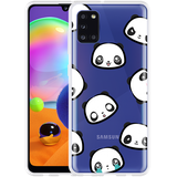 Hoesje geschikt voor Samsung Galaxy A31 - Panda Emotions