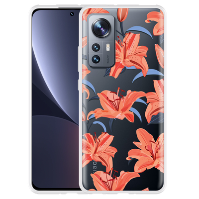 Cazy Hoesje geschikt voor Xiaomi 12 Pro - Flowers