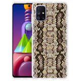 Hoesje geschikt voor Samsung Galaxy M51 - Snakeskin Pattern