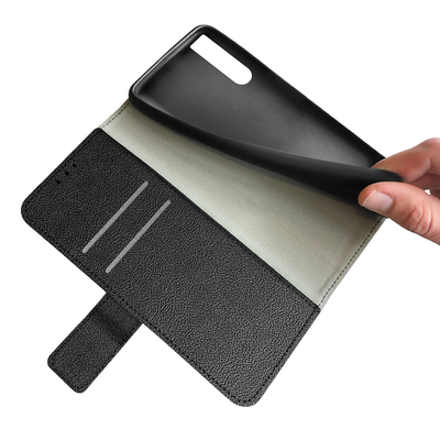 Cazy Wallet Classic Hoesje geschikt voor Sony Xperia 5 IV - Zwart
