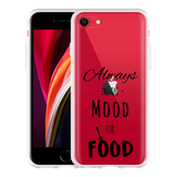 Hoesje geschikt voor iPhone SE 2020 - Mood for Food Black