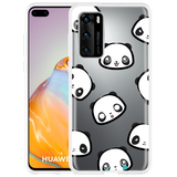 Hoesje geschikt voor Huawei P40 - Panda Emotions