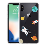 Hoesje geschikt voor iPhone X - Astronaut