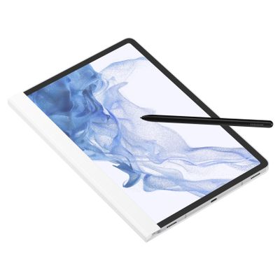 Samsung Hoes geschikt voor Galaxy Tab S8 - Note View Cover - Wit