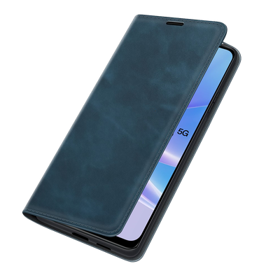 Cazy Wallet Magnetic Hoesje geschikt voor Oppo A78 5G - Blauw