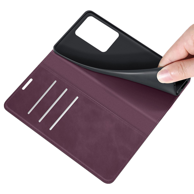 Cazy Wallet Magnetic Hoesje geschikt voor Xiaomi 13 Lite - Paars