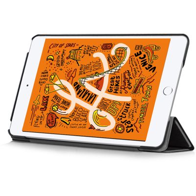 Cazy TriFold Hoes met Auto Slaap/Wake geschikt voor iPad Mini 2019 (5th Gen) - Zwart