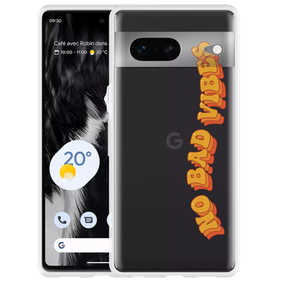 Cazy Hoesje geschikt voor Google Pixel 7 - No Bad Vibes