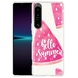 Hoesje geschikt voor Sony Xperia 1 IV - Summer Melon