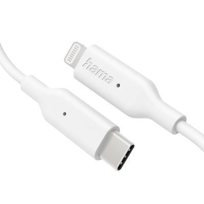 Hama USB-C naar Lightning Kabel - 100cm - Zwart