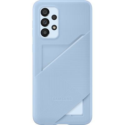 Samsung Hoesje geschikt voor Galaxy A33 - Card Slot Case - Blauw