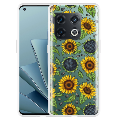 Cazy Hoesje geschikt voor OnePlus 10 Pro - Sunflowers