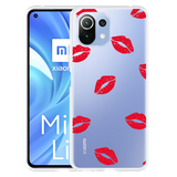Hoesje geschikt voor Xiaomi Mi 11 Lite - Red Kisses